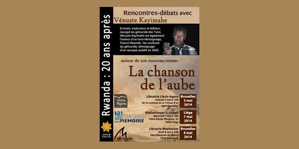 Image:Liège : Rencontre avec Vénuste Kayimahe - « Rwanda, 20 ans »